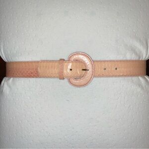 Snakeskin Pink Belt size L
